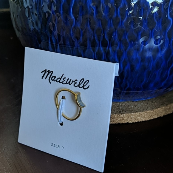 NWT🌙Madewell Crescent Ring - Picture 5 of 6